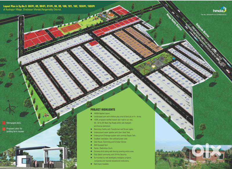 366 sq yards HMDA resale plot for sale Aushapur