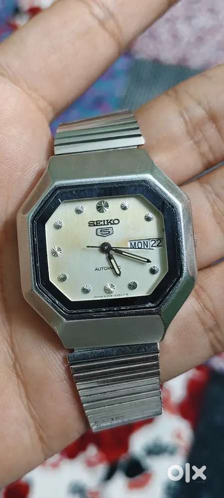 3 Seiko 5 Actus SS automatic watch men wear antique fashion