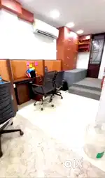 300 /1500 sqft fully furnished ac office rent at Palarivattom