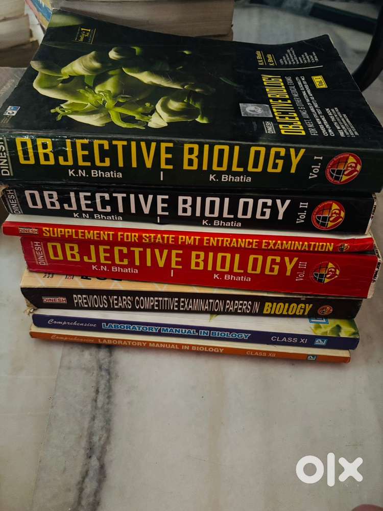 Biology books whole set for aiims, neet..