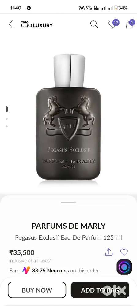 Luxury perfume 100% original