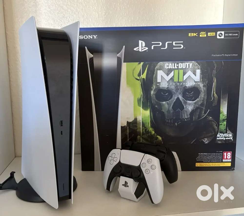 PS5 Digital Edition Modern Warfare 2 Console Bundle + Extra Controller