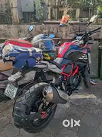 BMW GS 310 accident less bike single handed