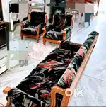 Sofa set of three units