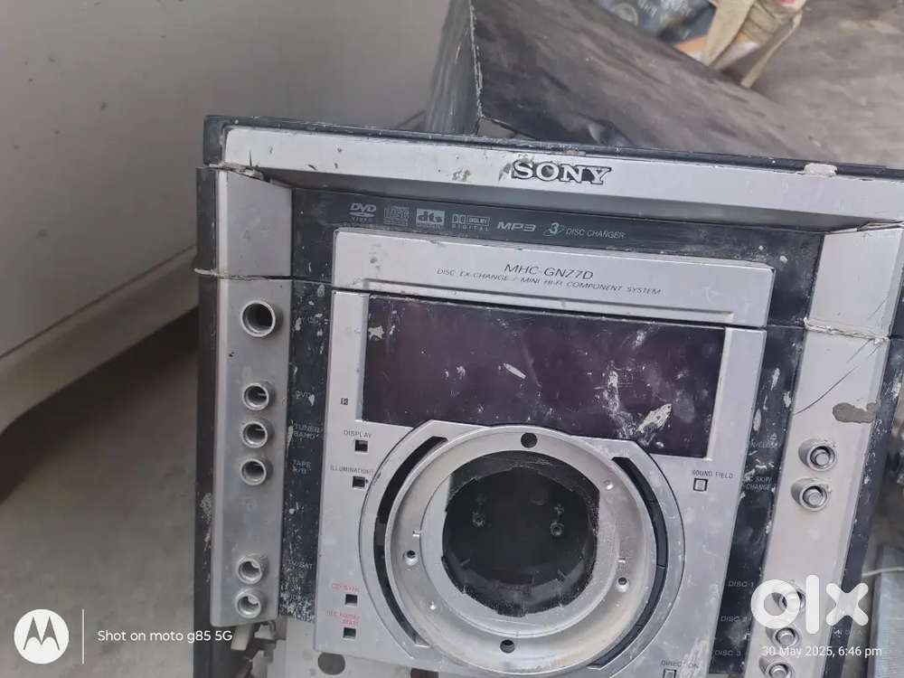 Mhc gnz7d sony  music sistam ispeyar pats