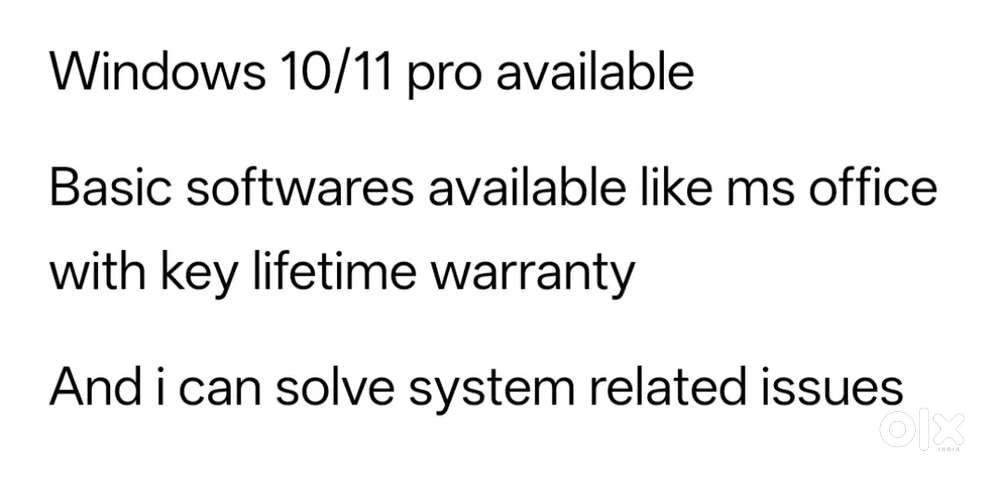 Installations of OS and basic softwares