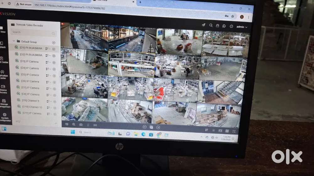 CCTV camera and intercom video door phone ke liye contact kare