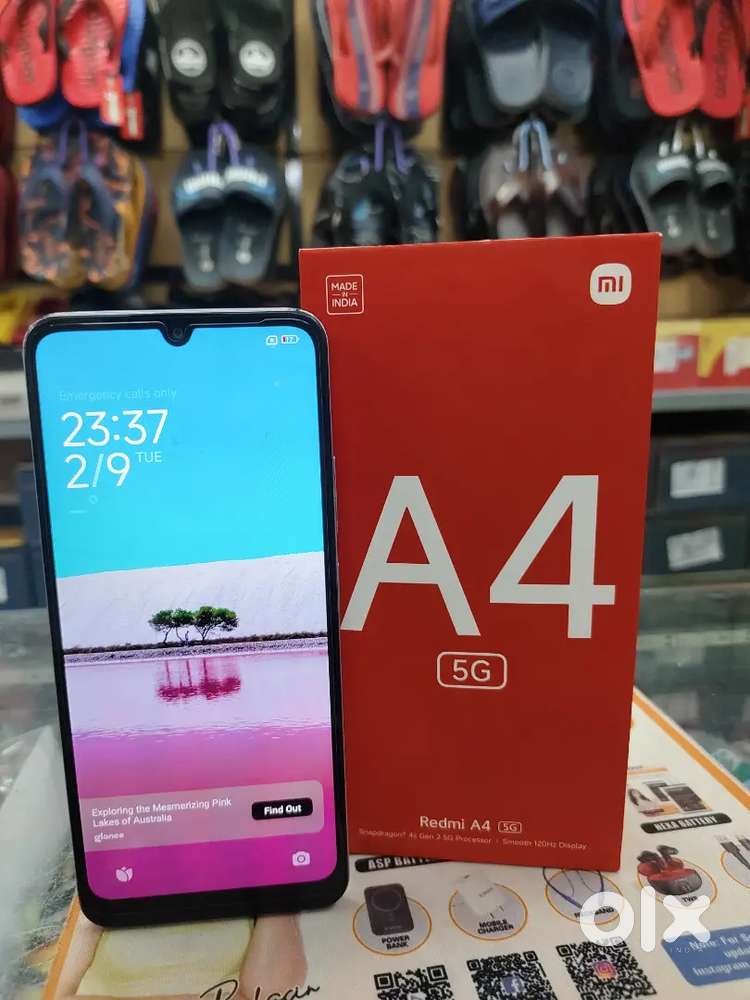 5G mobile mi A4 good condition out of warranty only box and mobile