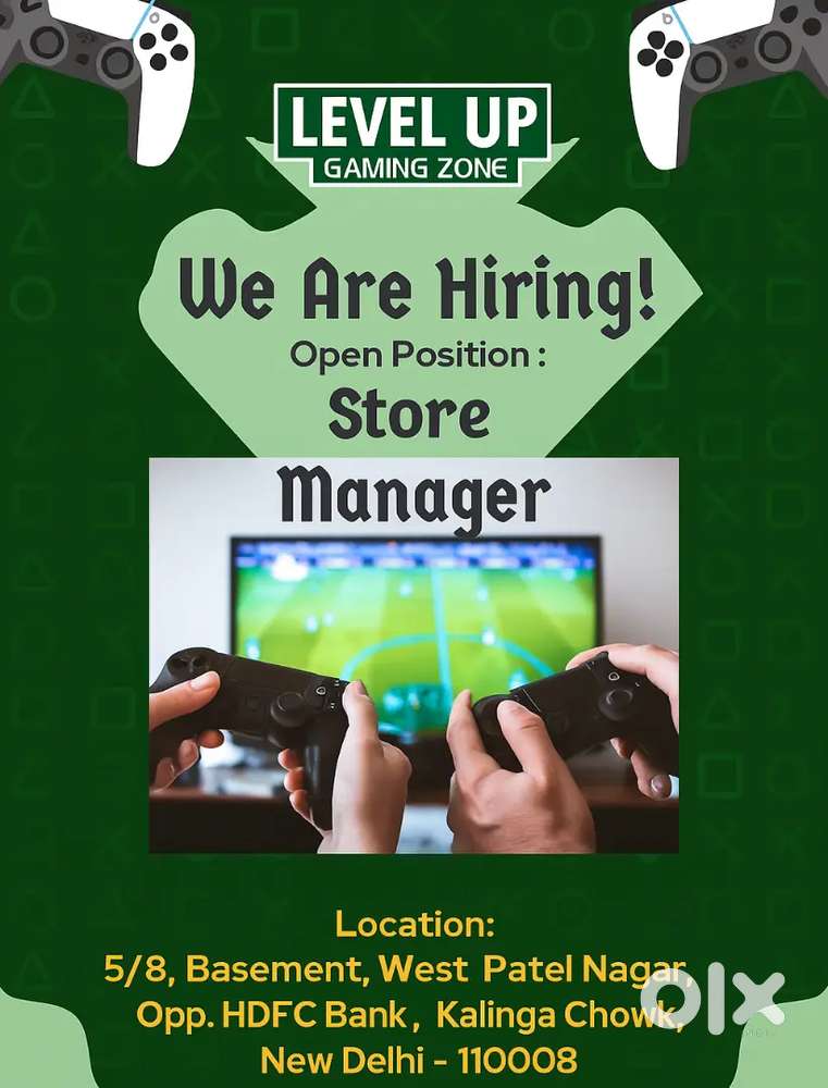 Store & Operations Manager (Gaming Zone)