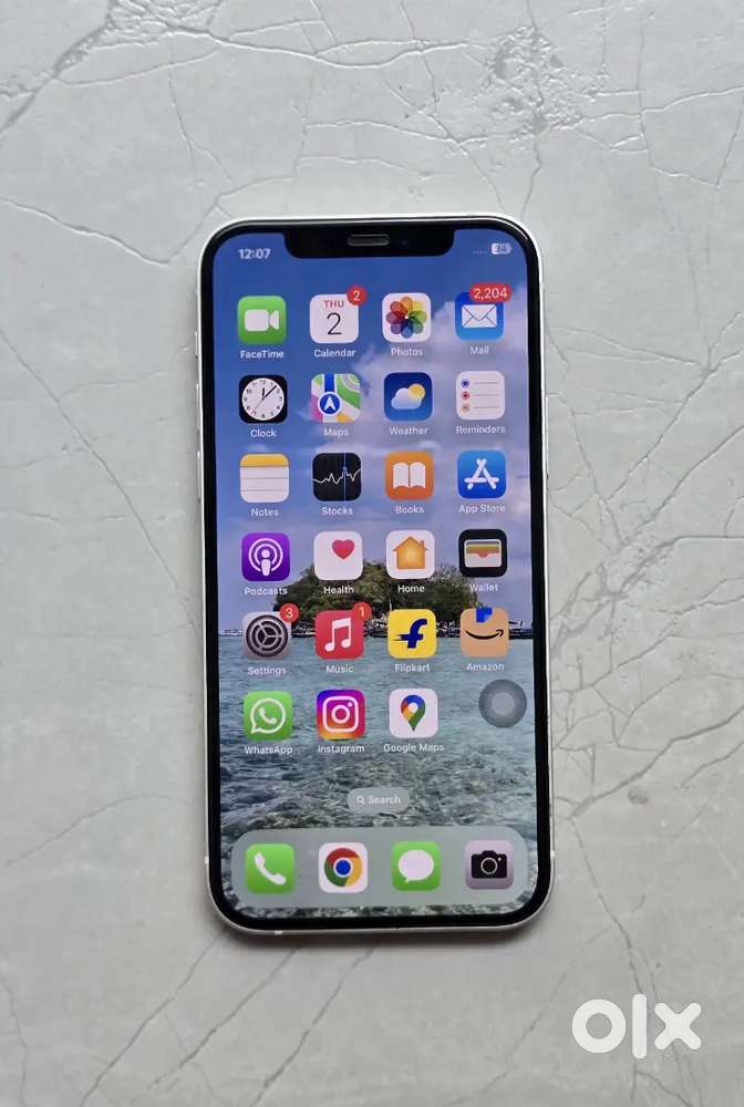 iphone 12, white color, 128 GB, Brand New Condition