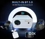 Omex 4K Decoding Short Throw Android Wifi6 BT 5.0 Dolby 9000 Lumens