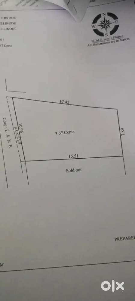 3.6 cent with 8 foot road acess