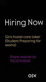 Care taker girls hostel