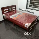 Mountain furniture new 4/6 double cot with  at affordable available