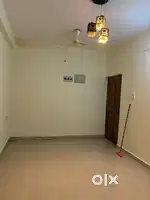 Available 2 bhk semifurnished flat with 1 bed 1 ac fridge geezer