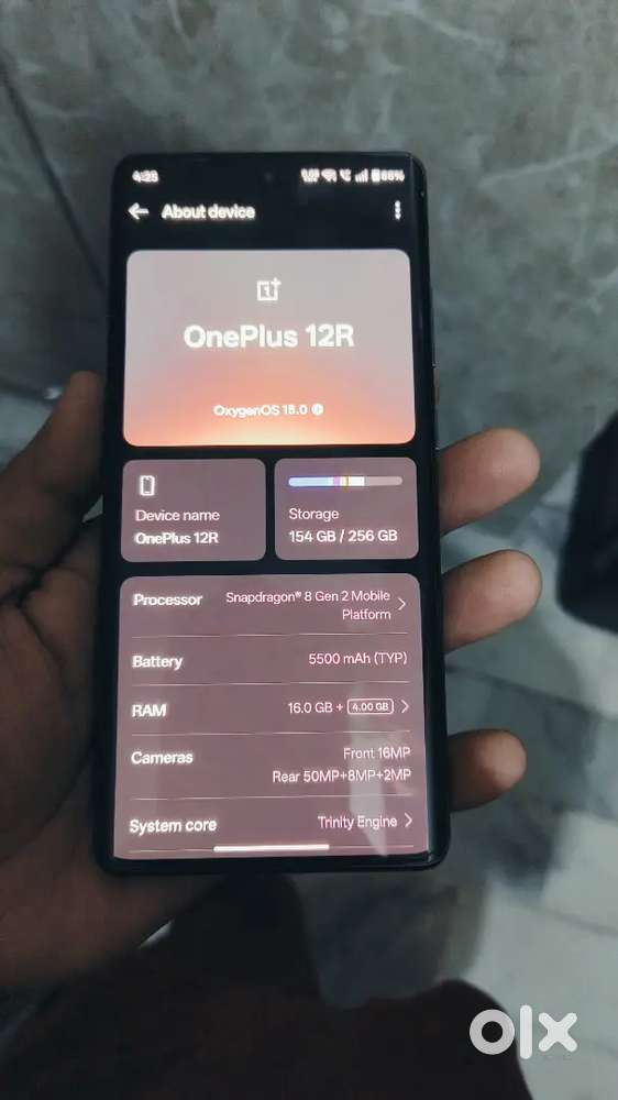 One plus 12r 16/256 under warranty!