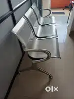 Office waiting chairs, no marks, good quality , like-new condition.