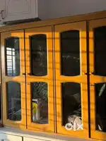 Wooden storage cabinet