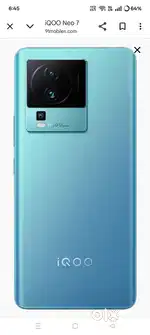 iQOO neo 7 12GB 256 memory hai