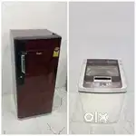 Whirlpool ice magic 190ltrs 5star rating single door and LG top load