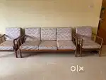 Full  Karnataka Teakwood sofaset for sale 3+1+1