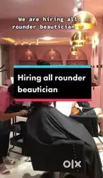Required ALL ROUNDER BEAUTICIAN