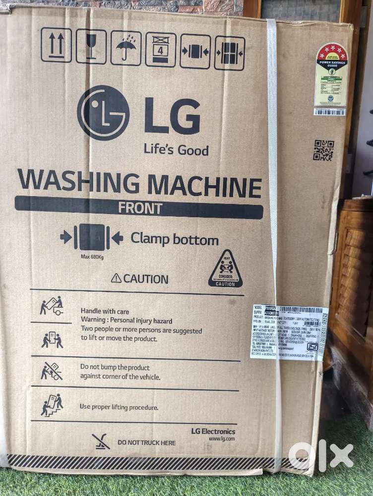 LG washing machine, New (7kg),