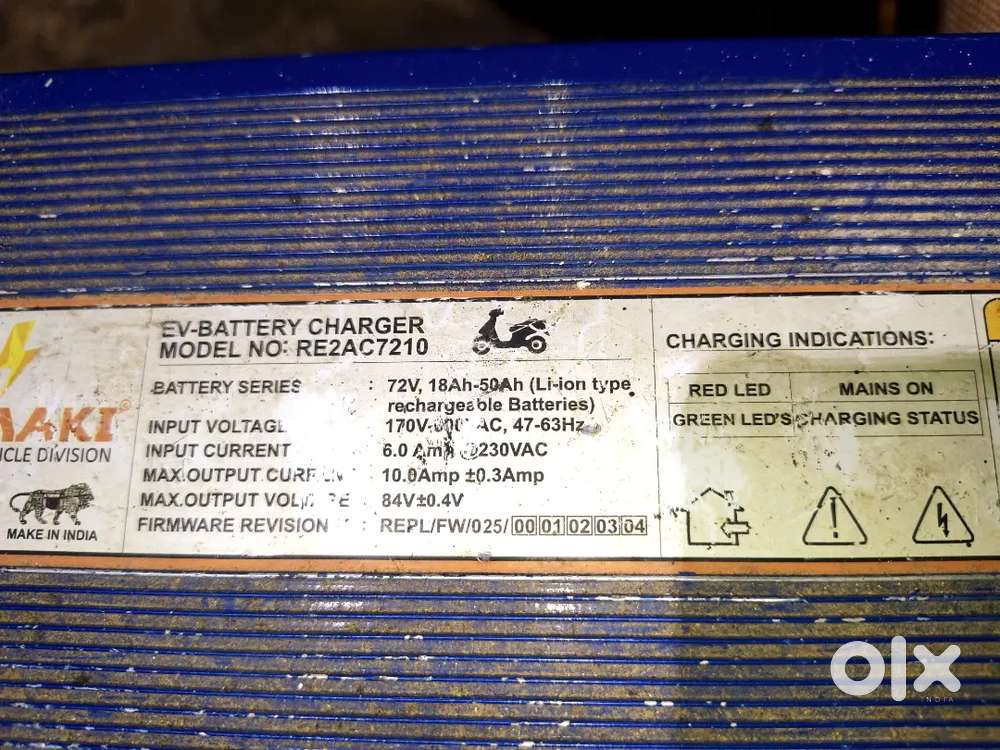 72v ev scooter charger