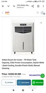 New condition cooler and  high speed voltas