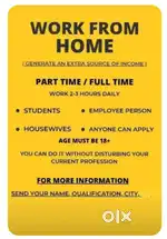 Work from home opportunity platform.