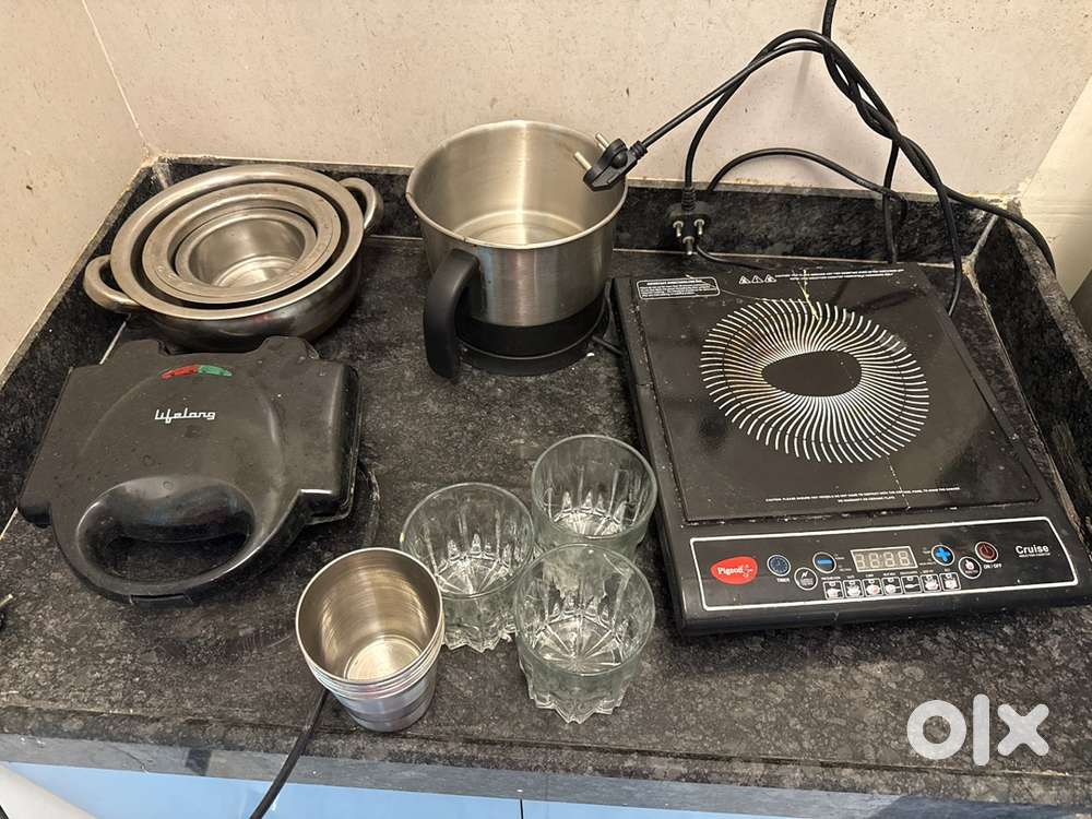 Induction + sandwich maker + kettle