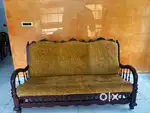 Elegant classic Mahogany Wood Sofa set