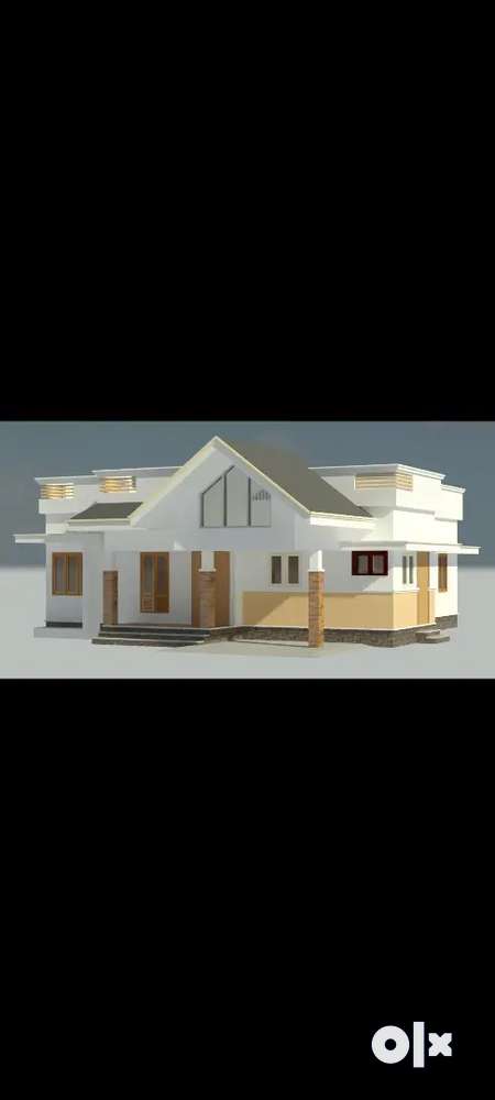 7 cent 1500 sqft 3 bedroom house near University Mannanam KE school
