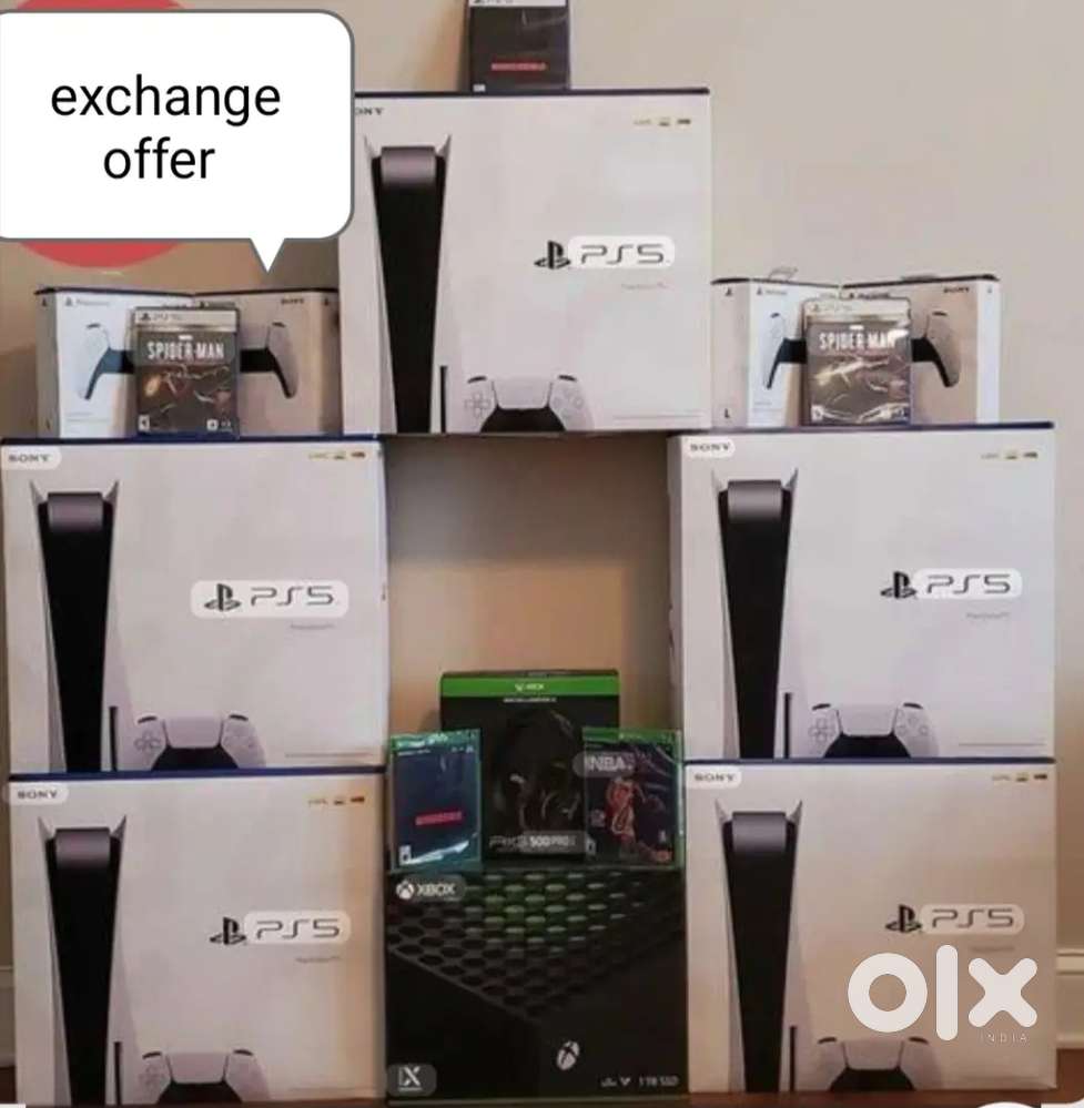 Exchange your old gaming console to new PS5 or X box