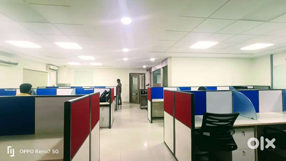 36 Workstations 3 Cabins 1 Conference plug and play office for Rent