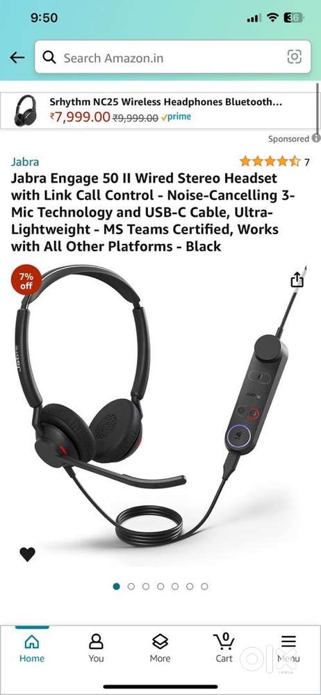 Jabra Engage 50 ii headset