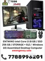 ENTWINO Intel Core i3 (8 GB / SSD 256 GB / STORAGE = 512 / Windows 10)