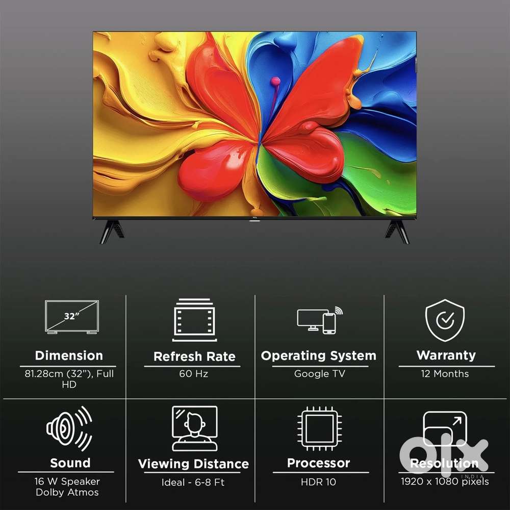 TCL S5K 81.28 cm (32 inch) Full HD QLED Smart Google TV