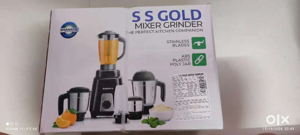PETTY PACK BRAND NEW MIXER GRINDER