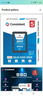 Consistence SSD 256 gb