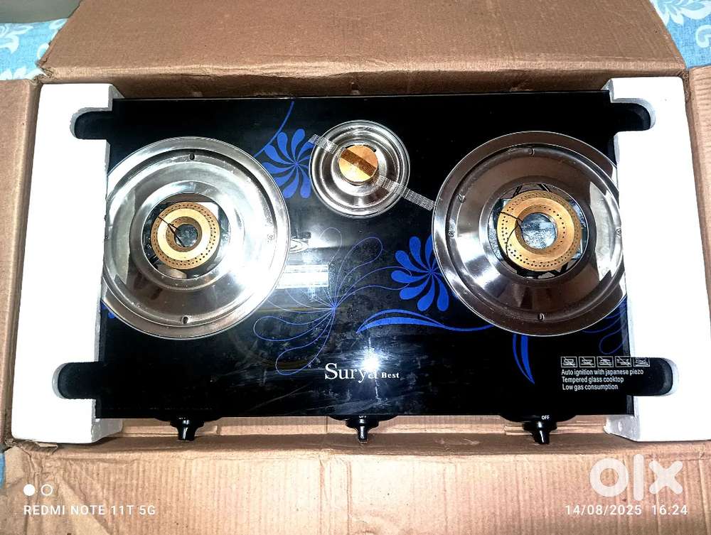 Brand New Gas Stove 3 Burner Automatic