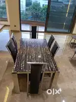 steel dining table set 6 seater