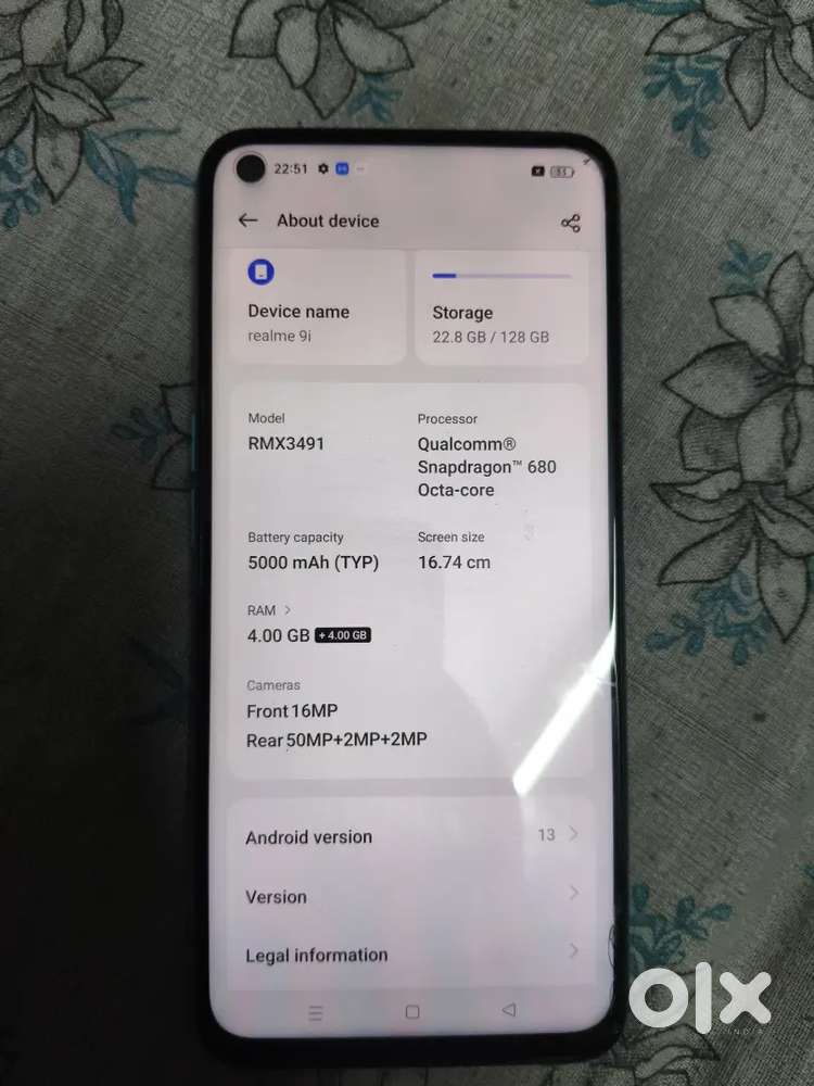Relme 9i good condition