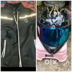 Rynox Riding Jacket + Axor sea devil helmet (combo)