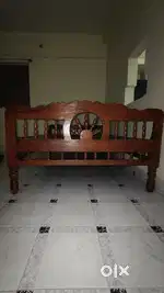 Teak (Saag) wood Bed (1Qty)