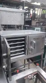 Gas idli steamer  ss.