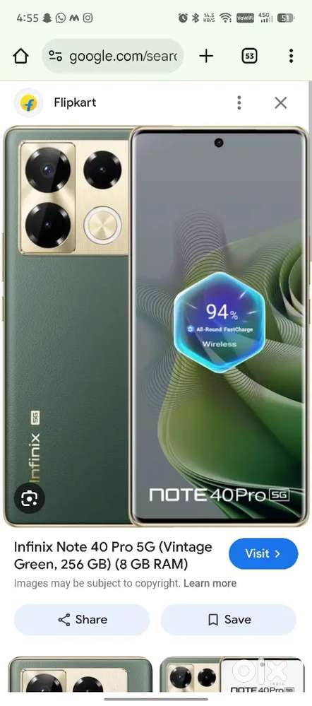 Infinix note 40pro for xchange