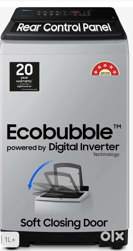 8.5 kg fully automatic Samsung eco bubble washing machine