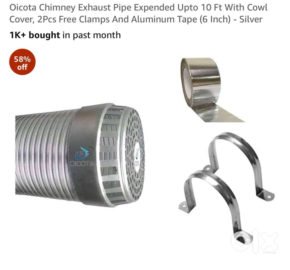 Chimney exhaust pipe