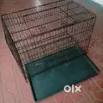 Pets Cage, foldable type with tray at bottom